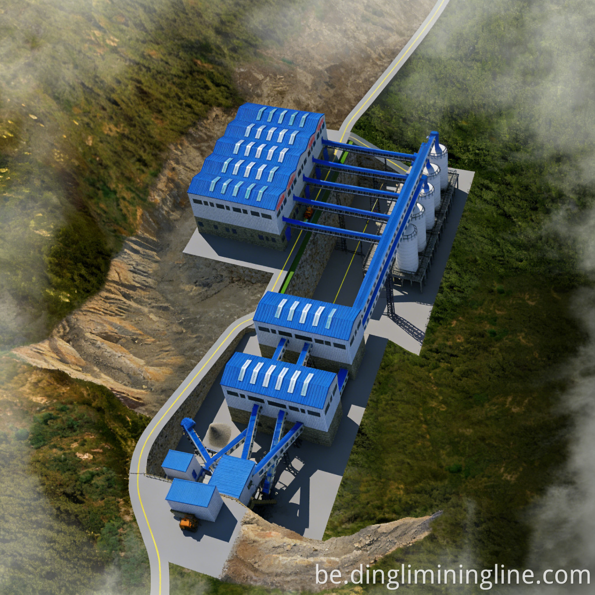 Energy-Saving Stone Processing Line